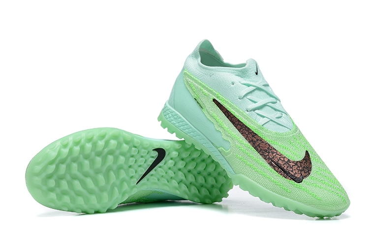 Реальное фото Бутсы Nike Phantom GX Elite turf зеленый/лимон от магазина Спортев
