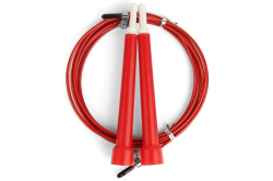 Скакалка 3 м D/E34485-3 скоростная трос металл в ПВХ красный 10019791