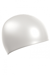 Шапочка для плавания Mad Wave Standard Silicone Cap белый 9973 0 02