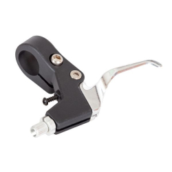 Ручка тормоза левая MBL-421PA под 3 пальца черно-серебристая Х108171