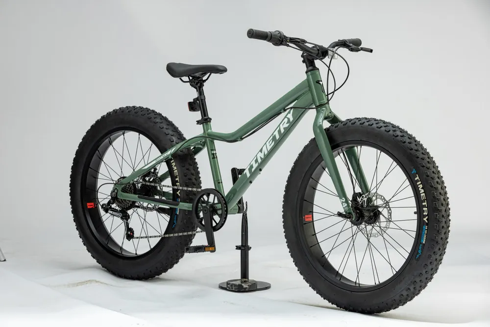Реальное фото Велосипед Timetry TT217 24" 7 скор. зеленый от магазина Спортев