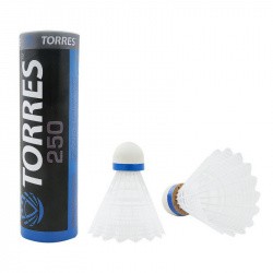 Волан нейлон/пробка Torres 250 средней скорости белый BD20109
