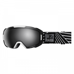 Маска горнолыжная Los Raketos LUMI black chrom 21409
