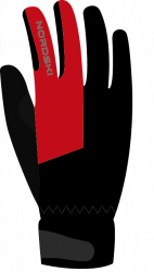 Перчатки Nordski Racing black/red WS NSU136190