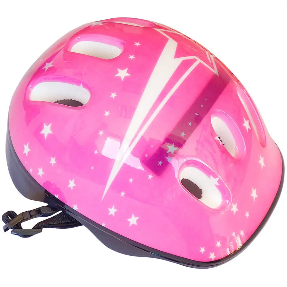 Реальное фото Шлем детский F11720-15 розовый от магазина СпортЕВ