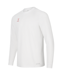 Футболка баскетбольная с длинным рукавом JÖGEL DIVISION PerFormDRY Pre-Match Longsleeve Jersey, белый