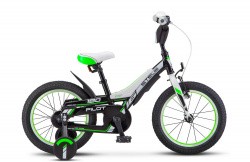 Велосипед Stels Pilot-180 18" (2018) черный/зеленый V010