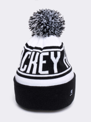 Шапка А&C с помпоном черная р.55-58 11693