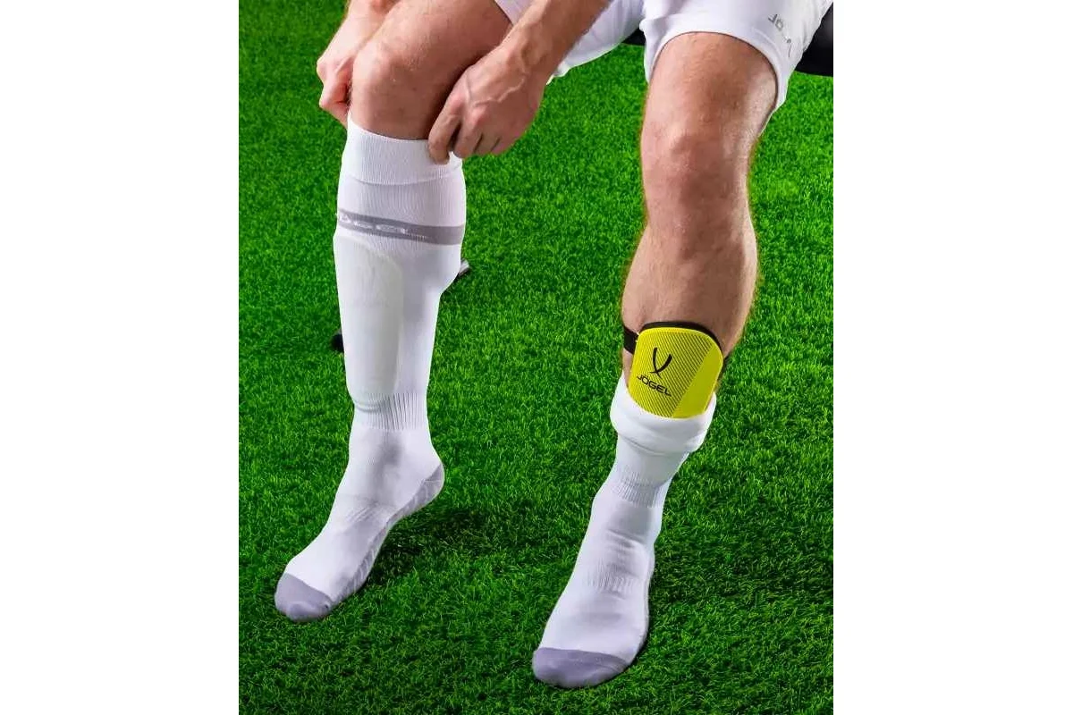 Реальное фото Щитки футбольные Jogel JA-201 желтые 12219 от магазина Спортев