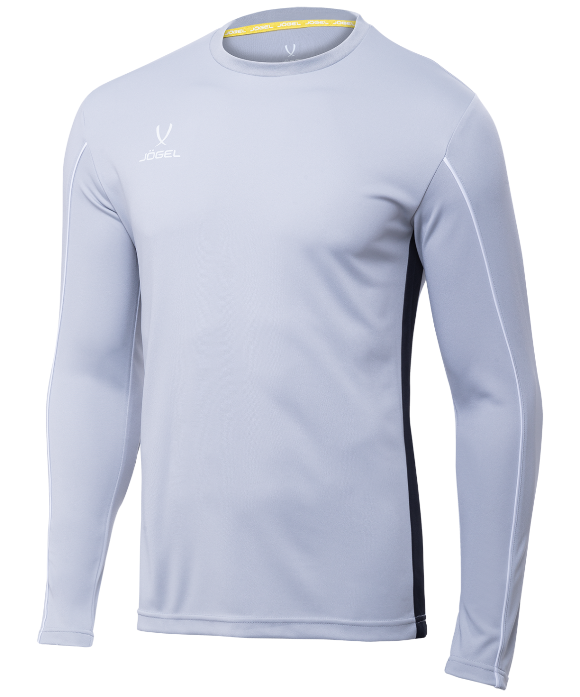 Реальное фото Футболка вратарская JOGEL CAMP GK Padded LS, серый/черный/белый от магазина Спортев