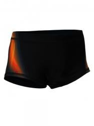 Шорты для плавания Skat 1811А черные с принтом оранжевым