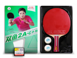 Ракетка для настольного тенниса Double Fish серия 2А+С +2 мяча 1*