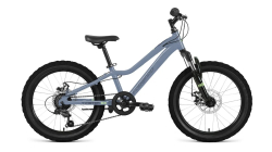 Велосипед Forward Twister CX 20 (2026) светлый серо-голубой