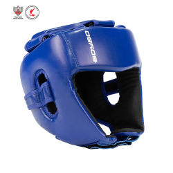 Шлем боксерский BoyBo Twin-R IKB-42R одобрен ФБР, ФКР, синий 7749