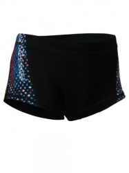 Шорты для плавания Skat 1811Г черные с принтом триколор