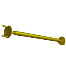 Турник распорный Карусель (желтый) Р.01.01