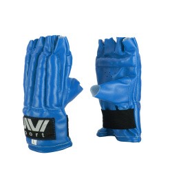 Шингарды E040 иск. кожа синие