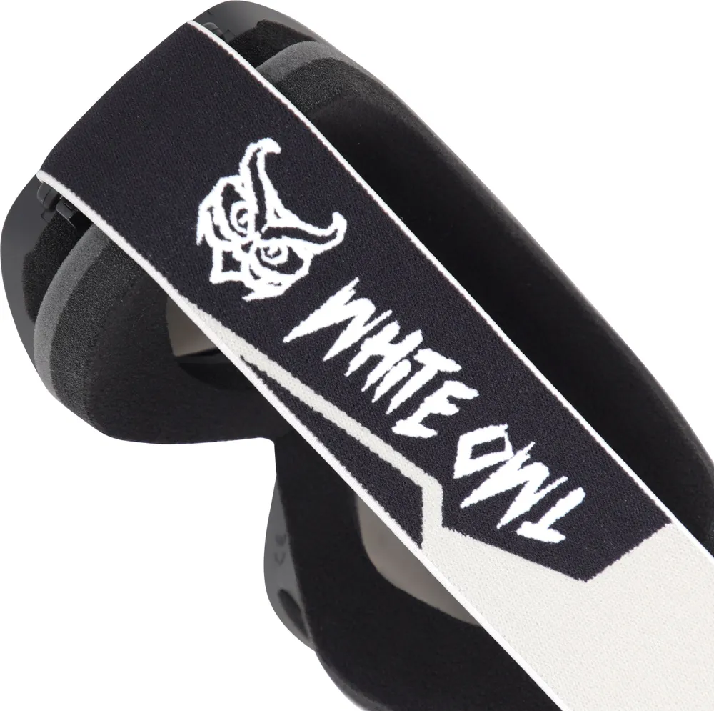 Реальное фото Маска горнолыжная White Owl FA-066 L серебро/черный W112683 от магазина СпортЕВ