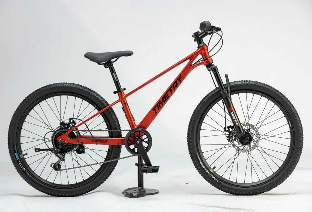 Реальное фото Велосипед Timetry TT228 24" 7 скор. красный от магазина СпортЕВ