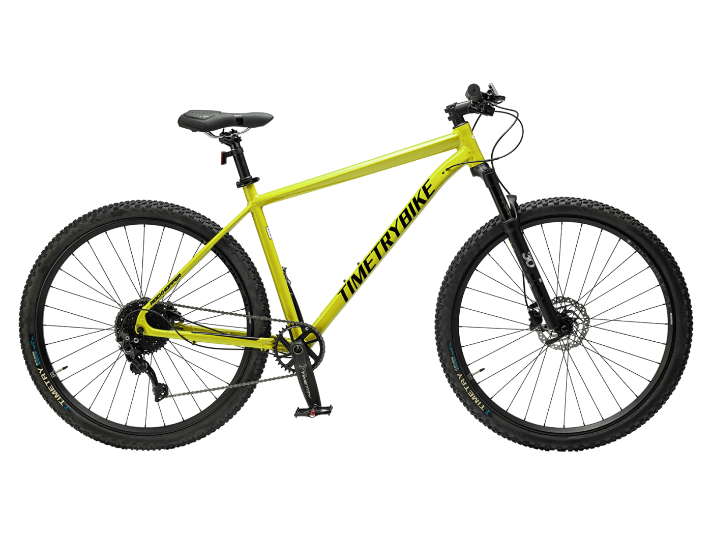 Реальное фото Велосипед Timetry TT251 27.5" 10 скор. желтый/зеленый от магазина Спортев
