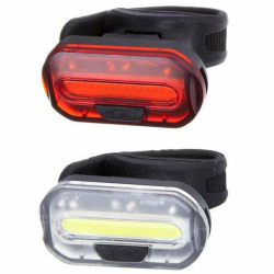 Комплект фонарей STG JY-6068 задний+передний 2*CR2032 Х81487