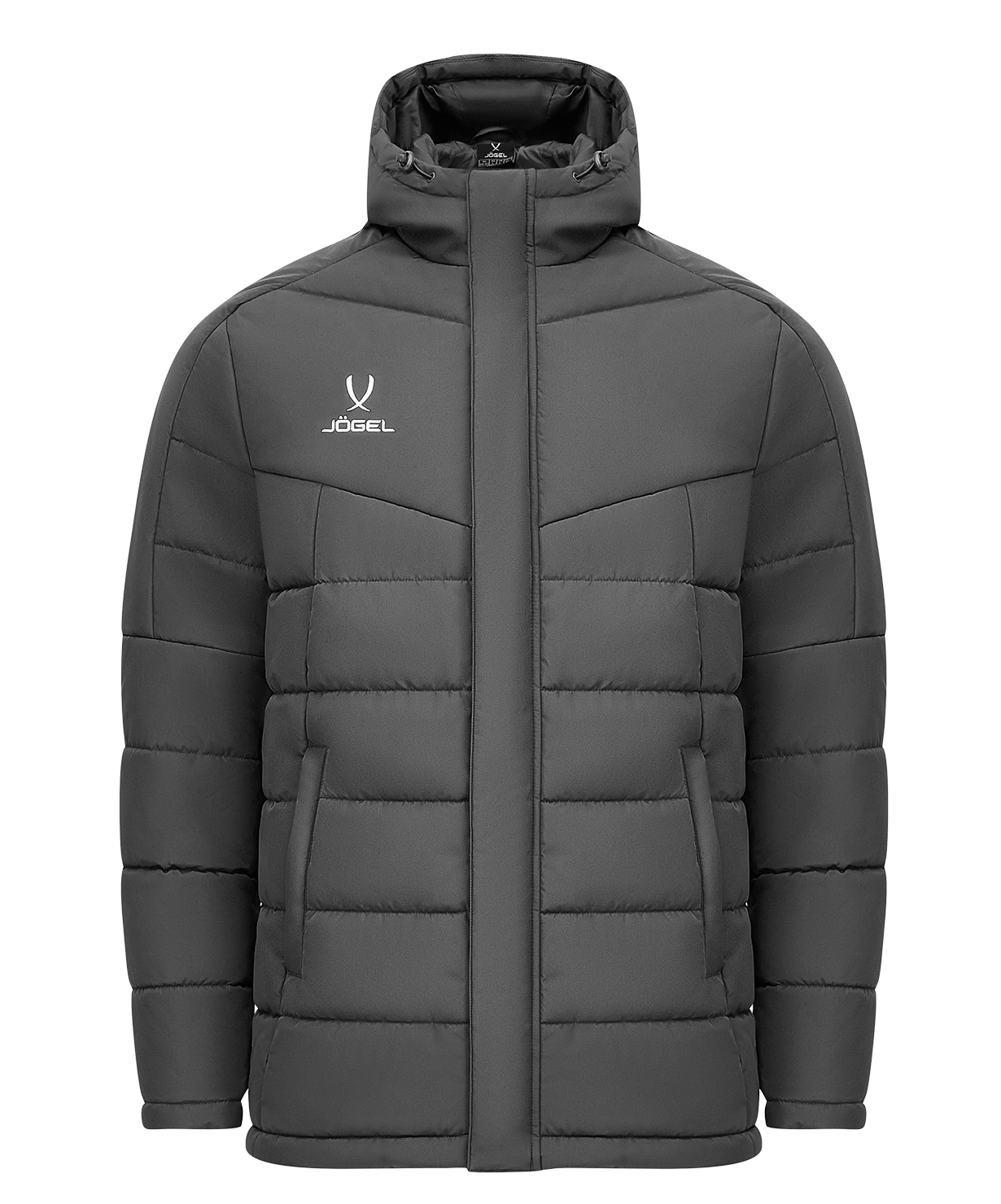 Реальное фото Куртка утепленная CAMP 2 PerFormPROOF Padded Jacket, темно-серый Jögel от магазина Спортев