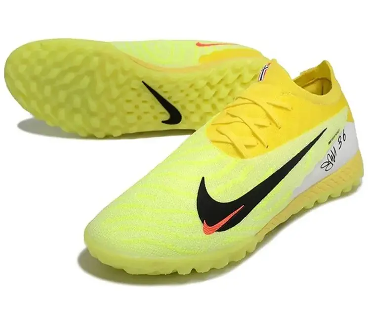 Бутсы Nike Phantom GX Elite turf зеленый/лимон Реальное фото Бутсы Nike Phantom GX Elite turf зеленый/лимон от магазина Спортев