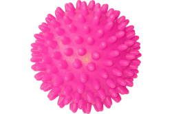 Мяч массажный 7,5 см E36800-2 твердый ПВХ розовый 10020699