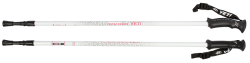 Палки для скандинавской ходьбы TechTeam Yeti 115-135 см 2-секционные белые