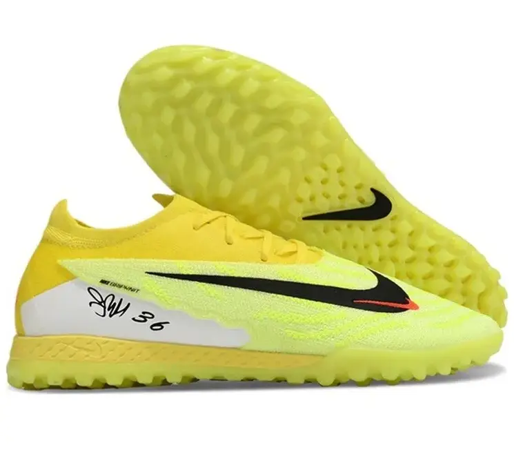 Бутсы Nike Phantom GX Elite turf зеленый/лимон Реальное фото Бутсы Nike Phantom GX Elite turf зеленый/лимон от магазина Спортев