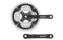 Шатуны NSP-3003 NECO 1/2"х3/32" 28/38/48 зуб 170 мм сталь/пластик 580270