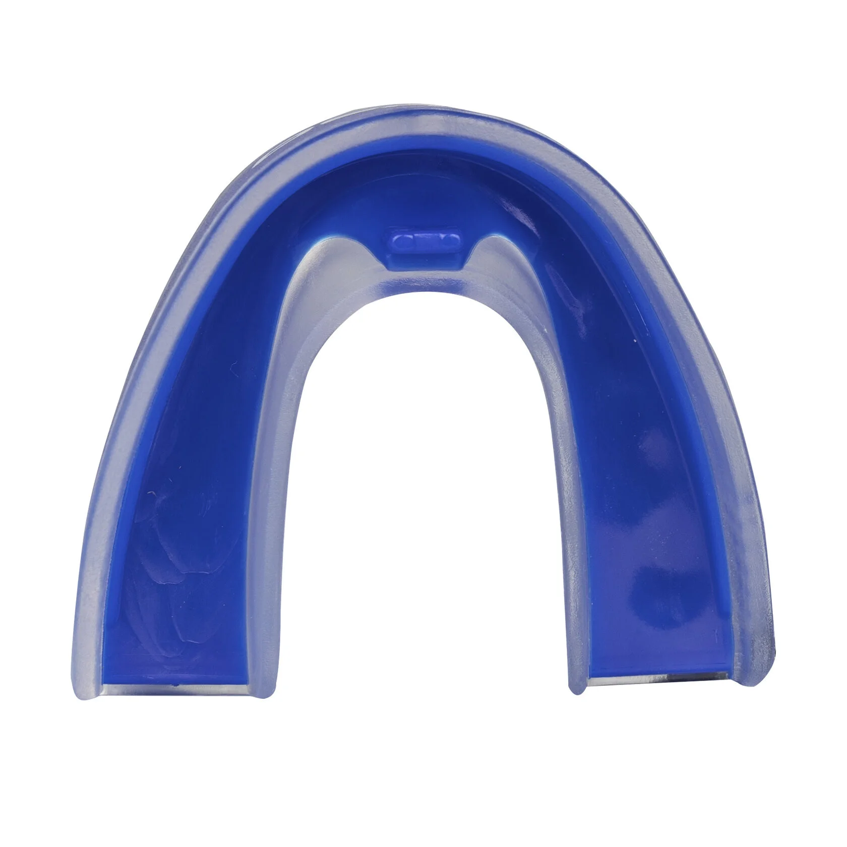 Реальное фото Капа одночелюстная BoyBo Shield BS200 Premium синий 6296 от магазина Спортев