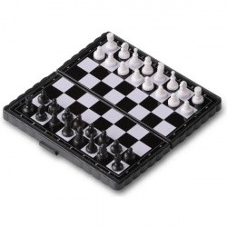 Набор игр (3в1) 13*13см  (шашки, шахматы, нарды) магнит. 8831