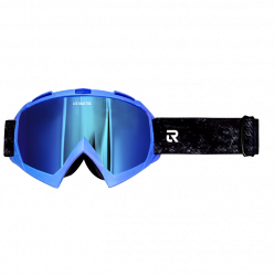 Маска горнолыжная Los Raketos MDX blue chrom 22704