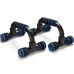 Упоры для отжиманий B34471 с неопреновыми ручками пластиковые синие