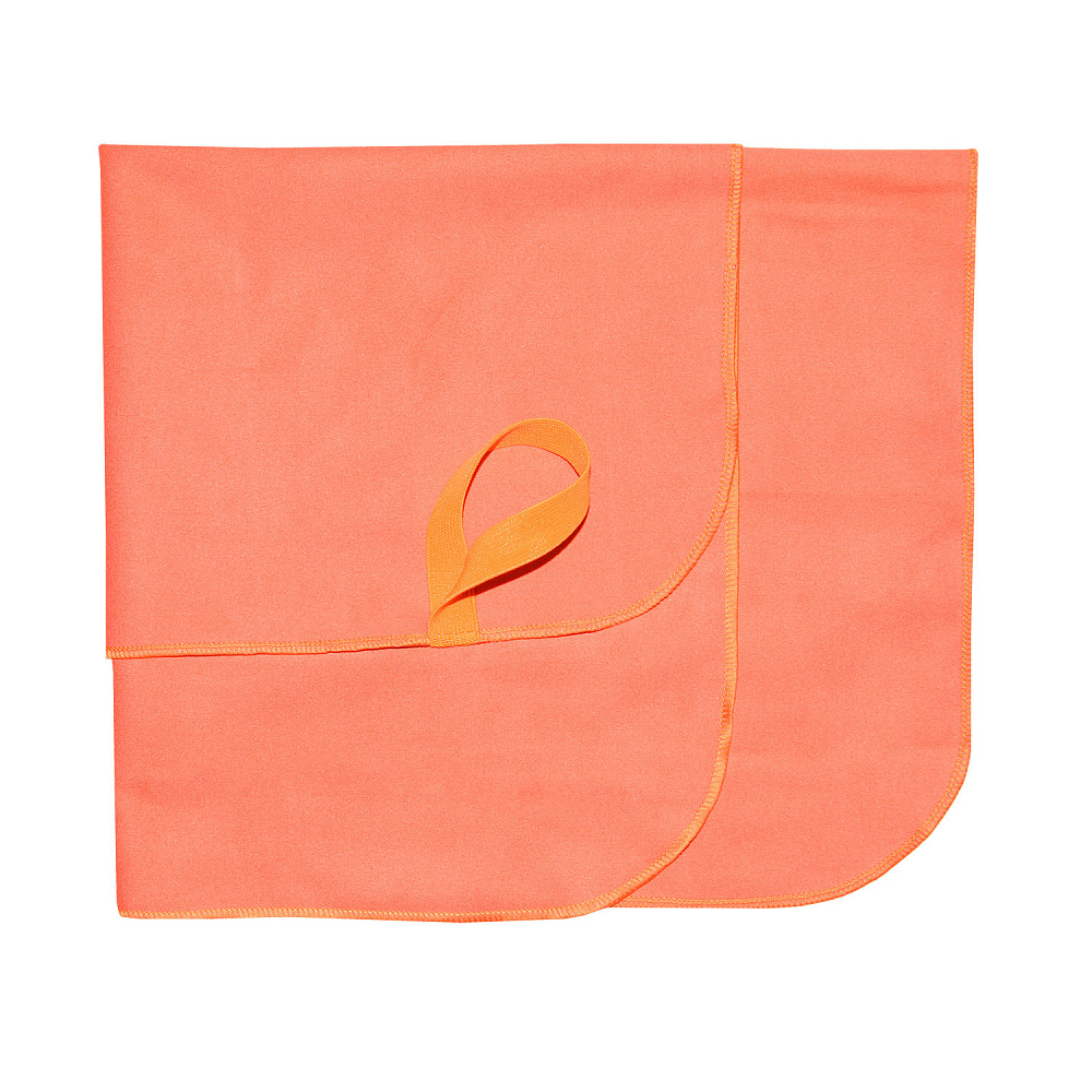 Реальное фото Полотенце MP-130 микрофибра оранжевый  от магазина Спортев