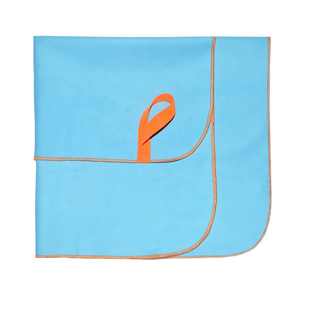 Реальное фото Полотенце MP-80 микрофибра голубой  от магазина Спортев