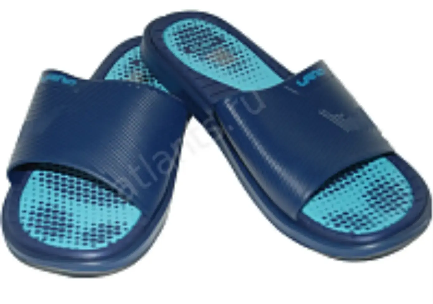 Реальное фото Шлепанцы Lano мужские голубой KL-4-6143-5 от магазина Спортев