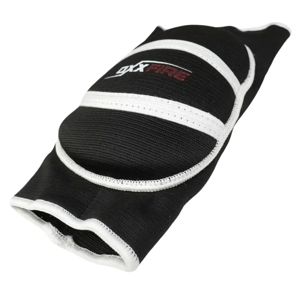 Реальное фото Наколенники волейбольные OxxFire черные 4754 от магазина Спортев