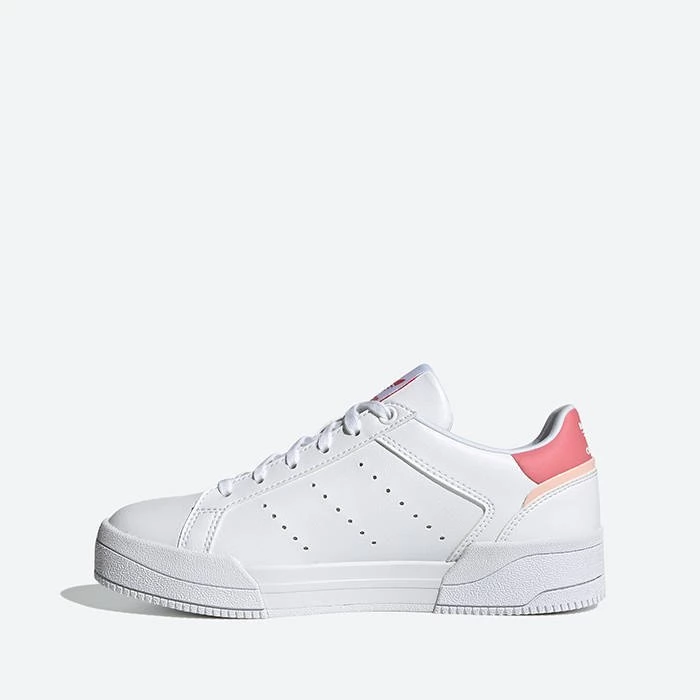 Кроссовки Adidas Court Tourino белый/розовый H00765 Реальное фото Кроссовки Adidas Court Tourino белый/розовый H00765 от магазина Спортев