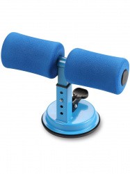 Тренажер для отжима и пресса Indigo Sit Up Bar вакуумный синий IN148