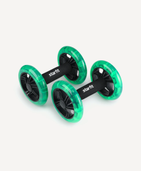Ролики для пресса StarFit RL-107 раздельные черно-ярко зеленые 19236
