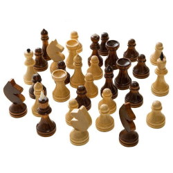 Шахматы обиходные (d26) в п/э пакете Ш-20