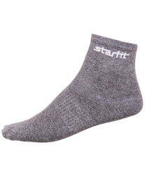 Носки StarFit SW-206 средние светло-серый меланж/черный (2 ПАРЫ) 20490