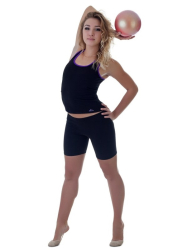 Шорты (треки) черный 7122А