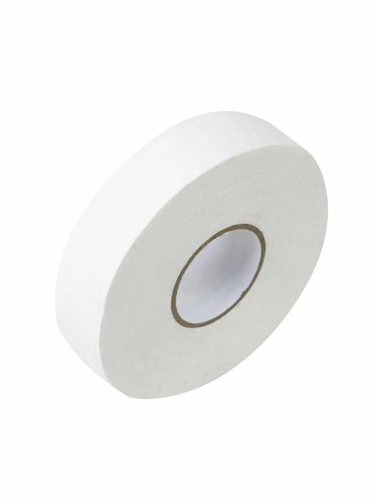 Реальное фото Лента хоккейная 25мм х 50м TechTeam белая 14939 от магазина Спортев