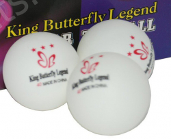 Мяч для настольного тенниса King Butterfly Legend 3* (1 шт) 1440/3S