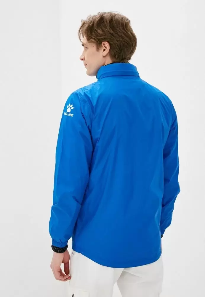 Реальное фото Куртка Kelme Windproof синий 3801241/3803241.400 от магазина СпортЕВ