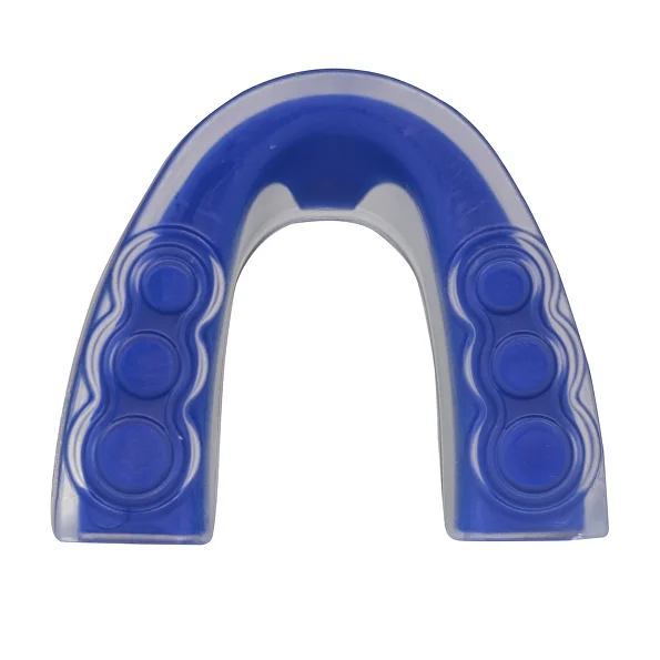 Реальное фото Капа одночелюстная BoyBo Shield BS200 Premium синий 6296 от магазина Спортев