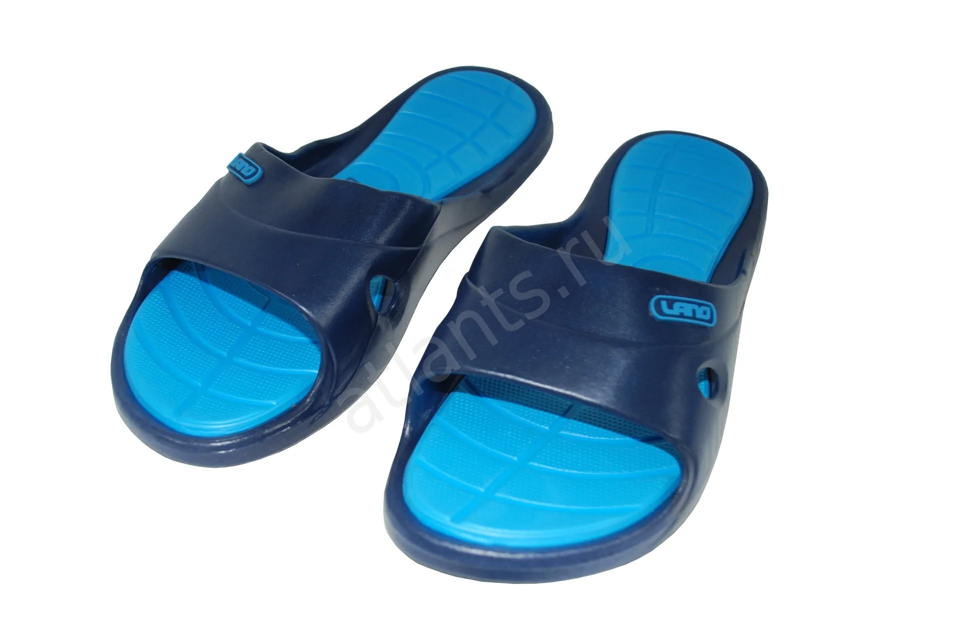 Реальное фото Шлепанцы Lano женские синий KL-3-3060-5 от магазина Спортев